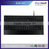 USB 7 Colors Colorful LED Illuminated Ergonomic Backlight Gaming Wired Mechanical Keyboard thumbnail-3