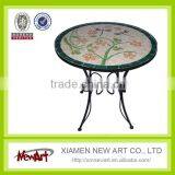 Color Metal Glass Outdoor Garden Furniture Patio Furniture Glass Furniture thumbnail-4