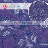 Popular Pattern 160gsm High Quality Violet Elegant Tulle Lace Fabric thumbnail-2