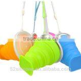 Healthy Life FDA Grade Folding Silicone Foldable Water Cup for Travel Drinking thumbnail-4