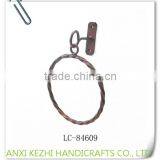 LC-84609 Wholesale House Hotel Bathroom Metal Accessories Wall Mounted Towel Ring thumbnail-1