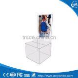 Customized Acrylic Suggestion Box Or Collection Box Manufacture In China thumbnail-1