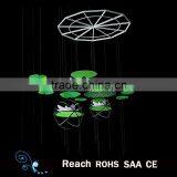 Creative Lotus Leaf & Lotus Indoor Hanging Decoration Shopping /hotel Atrium Summer Ornament