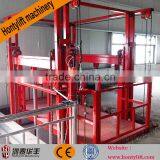 Outdoor Warehouse Hydraulic Cargo Lift Elevators/wall Mounted Hydraulic Lead Rail Lift thumbnail-5