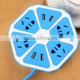 Hot Selling Electrical Multi Function USB Multi Charger With 1.8m Extension Cable thumbnail-2