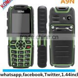 KOMAY 2015 new rugged touch waterproof feature mobile phones A8N A9N cheapest price