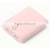 8000mAh High Capacity Power Bank, Dual Usb Battery Charger Multi Color Available