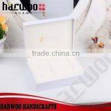 High-end White Paper Jewelry Box for Cufflink and Money Bag
