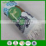 China Supplier Custom Print Round Beach Towels 480 Gsm Cotton for Sale thumbnail-1