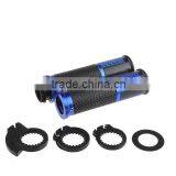 Soto Racing - 7/8'' 22mm Universal Motorcycle Cnc Handle Bar / Handlebar Grips Leather and Aluminum Material thumbnail-5