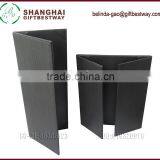 4 Folder PU Leather Menu Cover Leather Menu Holder thumbnail-6