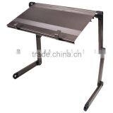 Angle Adjustable Foldable Laptop Notebook Desk Table Fans Stand Portable Bed Tray thumbnail-2