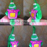 High quality factory frog plush toy funny Photo frame