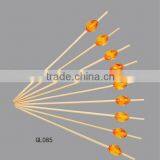 Good Quality Bamboo Colourful Beads Food Picks thumbnail-4