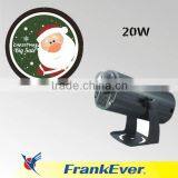 FRANKEVER 20W Led Gobo Projector Four Image Rotating Around Christmas Projector Light