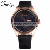 CHAXIGO wholesale clock man watches luxury leather good quality watch for mens
