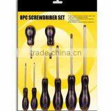 TOP S-4009 8 Pcs Screwdriver Set Double Blister Card Packing(CRV)