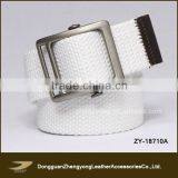 White Braided Rope Belt for Men