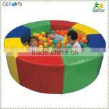 FS-SP-041D customized eco-friendly PVC & EPE & Wood kids soft round pool balls