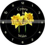 Eco-friendly Slate Wall Clock With Different Images thumbnail-3