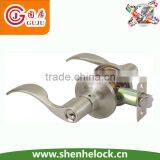 North America Style Residential Brass Grade 3 Door Grip Handle Lockset Tubular Lever Lock thumbnail-3