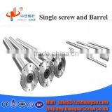 90mm Bimetallic single extruder screw barrel for plastic extrusion machine