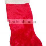 Promotional Xmas kids plush stocking