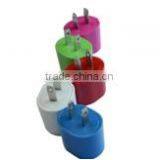 2014 Fashionable Design Factory Wholesale Price Double Color Usb Wall Charger thumbnail-1