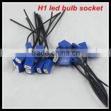 Led Bulb h1 h3 Led Socket Conversion Kit Xenon Harness Wire Controller Relay Xenon Socket Adapter Cable h3 Led Bulb Connector