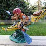 Kayak River Rafting Collectible 12 Inch Poly-resin Figurine by Warren Stratford thumbnail-4