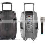 VHF Infrared Frequency Auto-search , 15 Inch CH-selectable System, Bluetooth Speaker, Wireless PA Amplifier