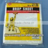 Cheap easy-cleaning and PE Material waterproof sofa cover or Dust Sheet Drop sheet