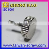 made in taiwan lathe cnc straight knurled screw