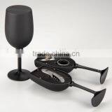 Stylish Cup Shape Wine Set 3-PCS Wine Tool Set, Wine Tool Set