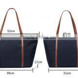 Hot Selling 2016 Nylon Leather Shopping Bag Simple Design Lady Tote thumbnail-6