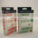 Printed Plastic Box With Inner Tray Packaging for Earphone