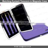 Magnetic Case Eyelash Extension Tweezers / Get Matching Kits Under Your Brand Name From ZONA thumbnail-4