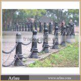 Car Barricade Safty cast iron metal outdoor barrier