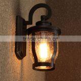 Outdoor Antique Lamp Post Garden Lamp Powered LED Lantern Hanging Outdoor Garden Coach Lantern Lamp thumbnail-1
