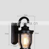 Outdoor Antique Lamp Post Garden Lamp Powered LED Lantern Hanging Outdoor Garden Coach Lantern Lamp thumbnail-5