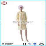Cheap Waterproof Disposable Surgical Sterile Yellow Isolation Gown