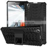 Ultra High Quality Armor Rugged Kickstand Heavy Duty TPU+PC 2 in 1 Case For Lenovo A6000/A6000 Plus Hard Case Lowest Price