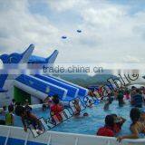 Portable Hard Plastic Swimming Pools With Water Slide, Inflatable Adult Swimming Pool China KKSP-L002 thumbnail-1