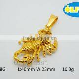Olivia 2016 New Fashion Modern 316 Stainless Steel Cast Metal Good Handwork Scorpion Pendant thumbnail-1