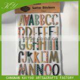 Wholesale Custom Self Adhesive Decoration Glitter Alphabet Letter Stickers thumbnail-1
