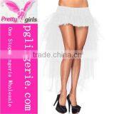 White Short Skirt for Women Bubble Skirt Fashion Skirt thumbnail-1