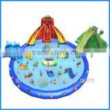 Kids and Adults Giant Inflatable Water Park in Commericial Use