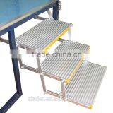 TUV CE Aluminum Electric Triple 3 Step Stepper Ladder Step Stool With LED Light for Van and Motorhomes thumbnail-3