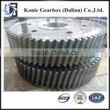 Customized Nonstandard Transimission High Rpm Rotating Helical Gear With Steel Wheel thumbnail-2