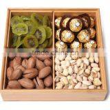 Fujian Xingyuan Bamboo Material Dry Fruit Tray, Candy Box With Lid thumbnail-1